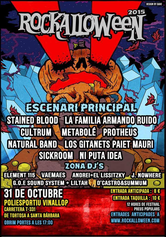 kinkounio's tweet photo. @terresebretur @Rockalloween aquest dissabte!! No hi falteu!! https://t.co/5UfFUz4NpB