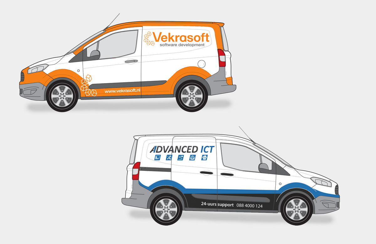 Op weg naar een klus? Doe het in een flitsende bus!
Laat uw bedrijfs caddy ontwerpen door Brands Design.