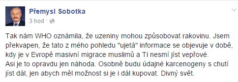 ODS_CZ's tweet photo. Výrok našeho kandidáta na funkci prezidenta ČR je vytržený z kontextu. Ve slově "Ti" má být pochopitelně malé "t". https://t.co/SSY63k6m5n