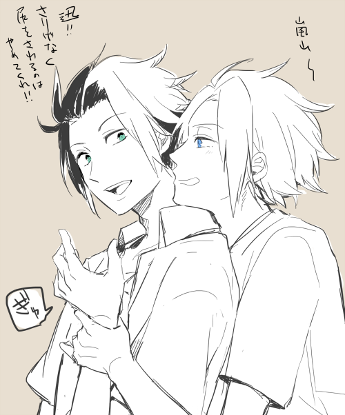 嵐山さん描けって言われたので描きました 