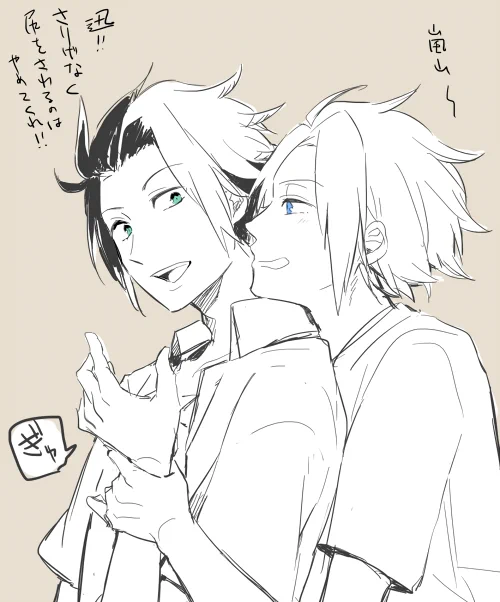 嵐山さん描けって言われたので描きました 