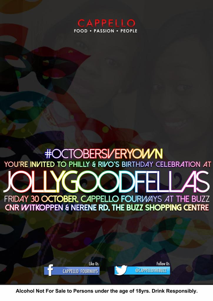 IamDJSOSO's tweet photo. Phily n Rivo also joining us at @CappelloTheBuzz Friday for #JollyGoodFellas - zishangama 2😊 https://t.co/zdbXy8yvbZ