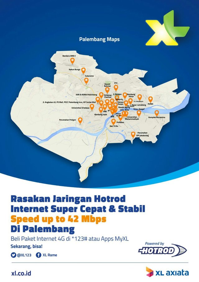 saaygod's tweet photo. Rasakan jaringan Hotrod XL Internet Super Cepat dan Stabil #LovePalembang https://t.co/WECASwp3iC
