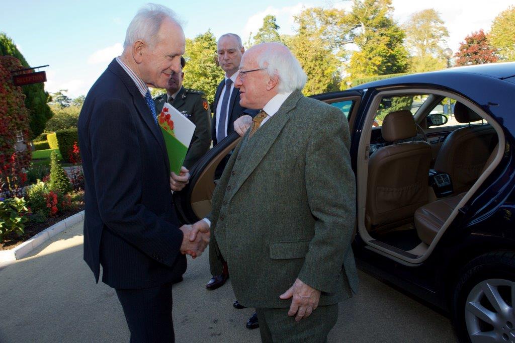 Greeting the President at the Annual Conference of the Irish Association of Suicidology
