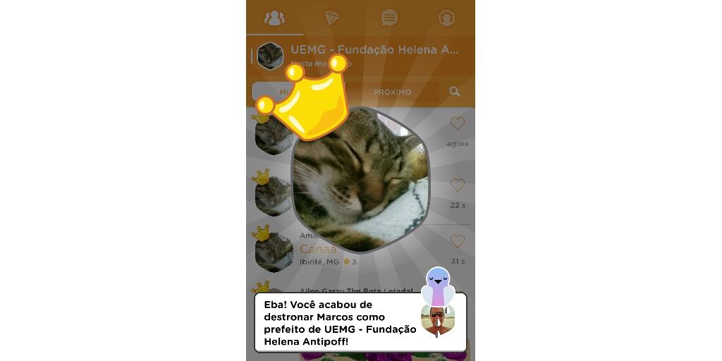 Eu acabei de destronar Marcos como prefeito de UEMG - Fundação Helena Antipoff no @Swarmapp!
swarmapp.com/amandaa_timbet…