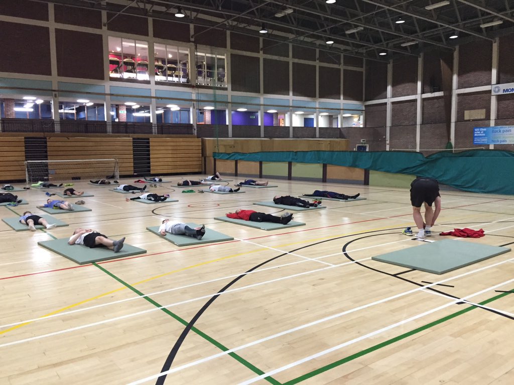 EngU13IHT's tweet photo. Off ice complete.... Boys needed a rest before lunch 😝 https://t.co/3lTaB3KKLi