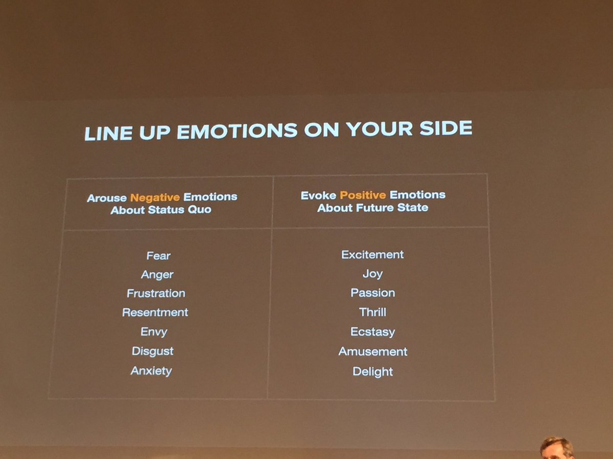 MissOyna's tweet photo. For å skape endringer må man skape dårlige følelser om status quo og gode følelser om morgendagen. #sikt2015 https://t.co/MFwhJopQyf