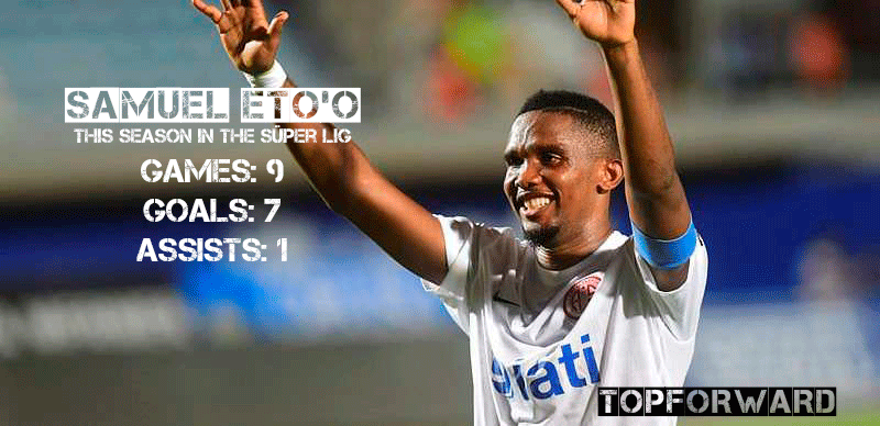 TheTopforward's tweet image. Samuel Eto'o for #Antalyaspor