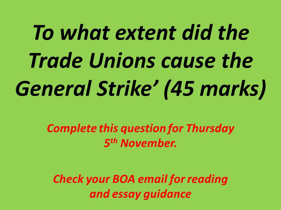 HistoryBOA's tweet photo. YEAR 13!! Half term history homework reminder! Resources sent to your BOA email.. Do it, do it now! https://t.co/h5Ie0AWgXt