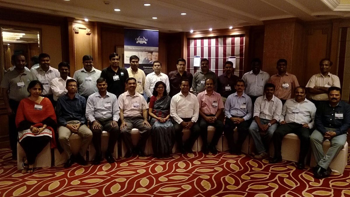 BCTglobal's tweet photo. Bullet Proof Manager program underway in Chennai.Great minds gearing up to achieve great results #bulletproofmanager https://t.co/2Q3evbTiWZ