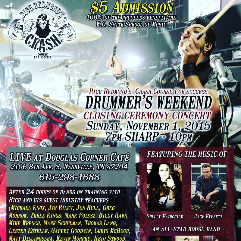 bobby_mertz's tweet photo. Only a few days left. All the cool kids will be there π #drumlife @RichRedmond #drummerweekend #Nashville https://t.co/DzMpTnSlEI