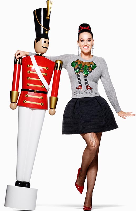 smackutwice's tweet photo. #KATYCATS!!! The H&amp;M Holiday Collection starring Katy Perry!!! EXCLUSIVE SNEAK PEAK!!! #ElfieSelfie #EDIAH https://t.co/dtjAKbBdHN