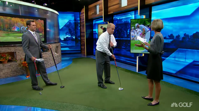 GolfChannel's tweet photo. Do you truly understand it? Kendra Graham and @TrippIsenhourGC break down the anchor ban: https://t.co/c9iUU99Q31 https://t.co/41ICsp9DZX