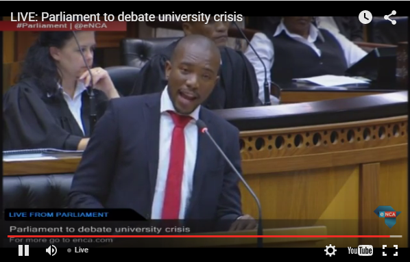 eNCA's tweet photo. Mmusi Maimane end off with #TheANCMustFall LIVE from #Parliament >> https://t.co/ysq4xNjKjp https://t.co/qwWmD3O9u3