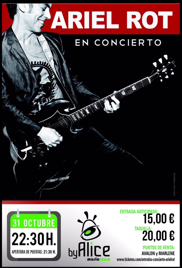 ByAlice_Zamora's tweet photo. No lo olvidéis el sábado tenemos planazo para primera hora en By Alice, tenemos @ArielRotOficial!! #letsrockandroll https://t.co/jwlxJpuor7