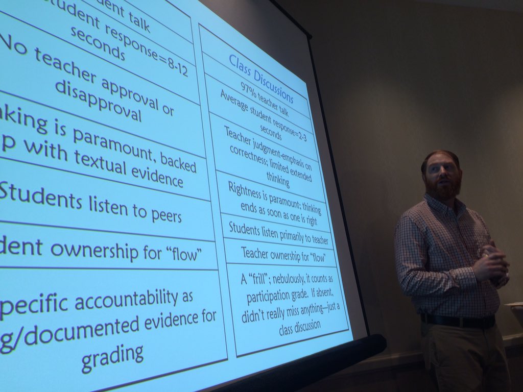 MrsDeLashmutt3's tweet image. Learning more about Socratic Seminar from @McK_Trainor at #VAGifted2015 Great session!! @APSGifted @DiscoveryAPS