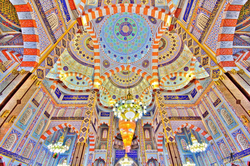 ii_akj's tweet photo. سقف جامع جليل الخياط في مدينة إربيل بالعراق على الطراز الأموي والعباسي ❤️ https://t.co/CdYuIydbFy