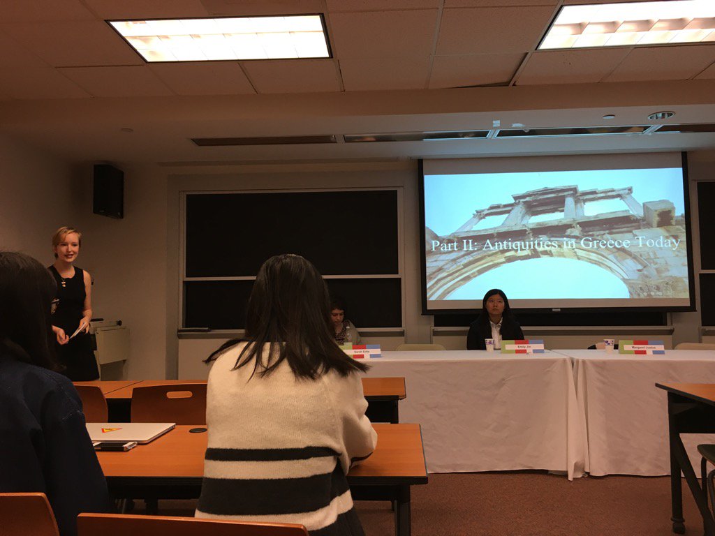 takis_metaxas's tweet photo. The effects of the financial crisis over support of Greek antiquities at Wellesley's #tanner2015 conference https://t.co/HyhfTI1hID