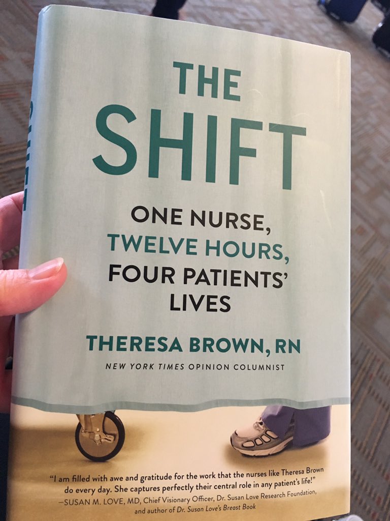 MorrisTama's tweet photo. Retweet if you are reading Theresa Brown's book on the way home #AACNFall15 @AACNursing @QueensNursing https://t.co/LTuN4m2P8g