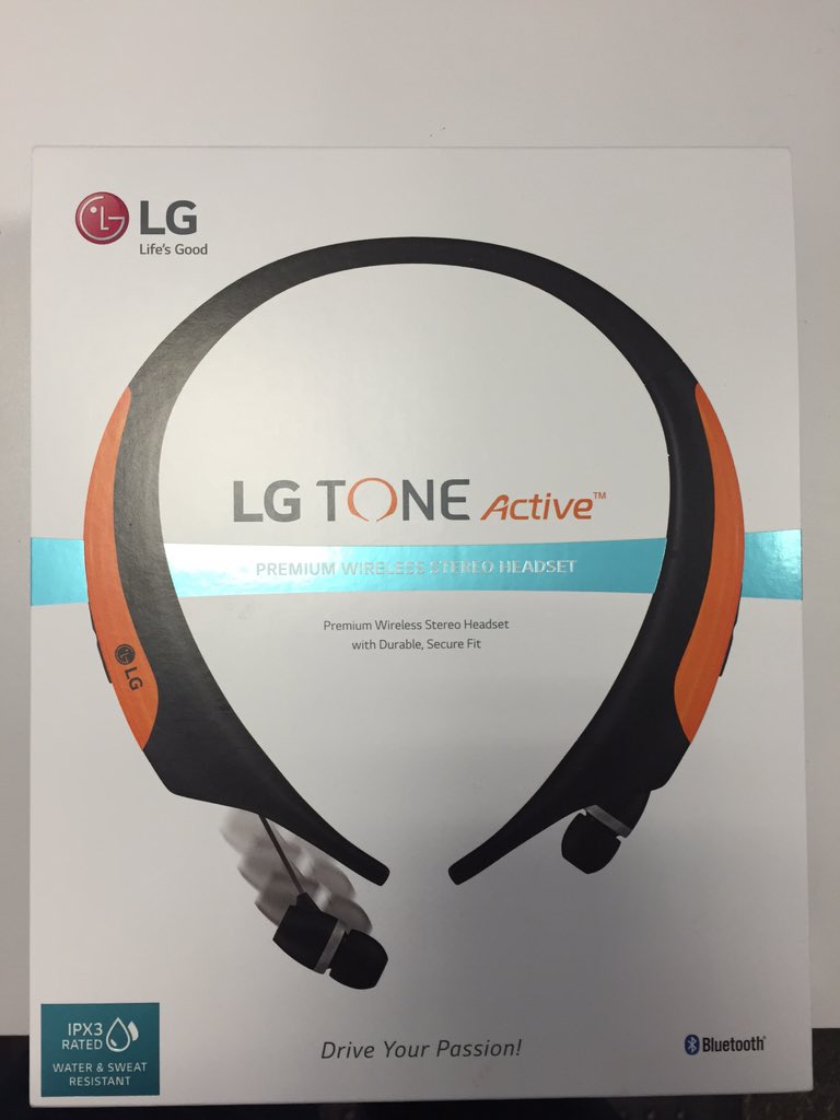 Bobby_M_Sprint's tweet photo. The new LG Tone Active are IPX3 rated AND Water &amp; Sweat resistant #Central4LG @SprintCentral @SellWithLG https://t.co/i1Pbvx1DpW
