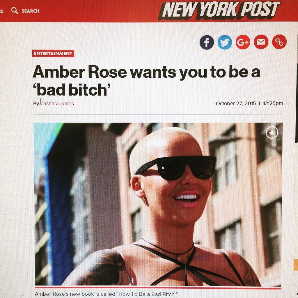 TasharaJones's tweet image. ift.tt/1NysaKt #howtobeabadbitch #gallerybooks #darealamberrose ift.tt/1P30MpI