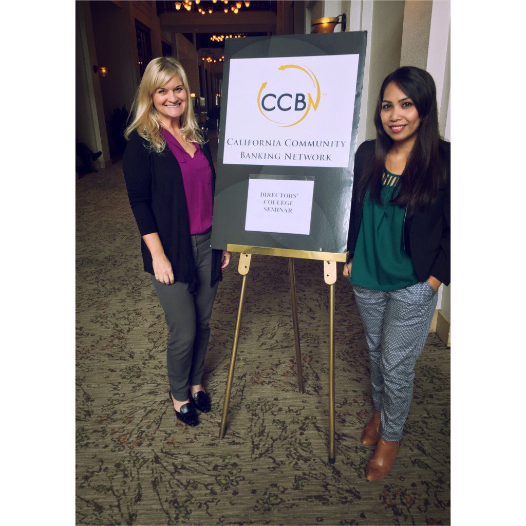 carolinepjo's tweet photo. Good to be back! CCBN FDIC Directors College in City of Roses, Pasadena @Kandy_Hunter @carolinepjo https://t.co/jqf1KmMXPy
