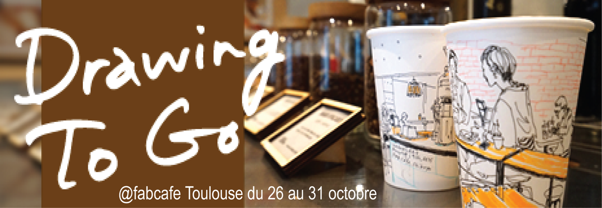 FabCafeToulouse's tweet photo. "Drawing to go", un nouveau événement organisé par FabCafé Toulouse du 26 au 31 octobre. https://t.co/nPrYLNYCyJ https://t.co/nTW3G4yNw8