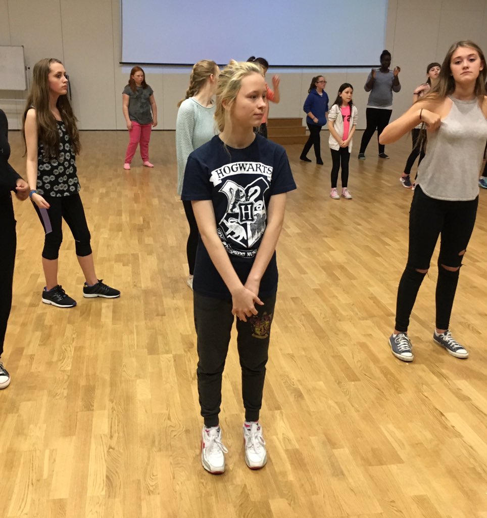 official_BSCA's tweet image. Danny and Sandy at Grease rehearsal today @official_BSCA #steeplearningcurve