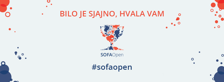 sofa_rs's tweet photo. Nadamo se da ste se i vi sjajno proveli kao i mi!
Hvala Vam i vidimo se i sledeće godine!
#sofaopen2015 https://t.co/gutaZQTT1h