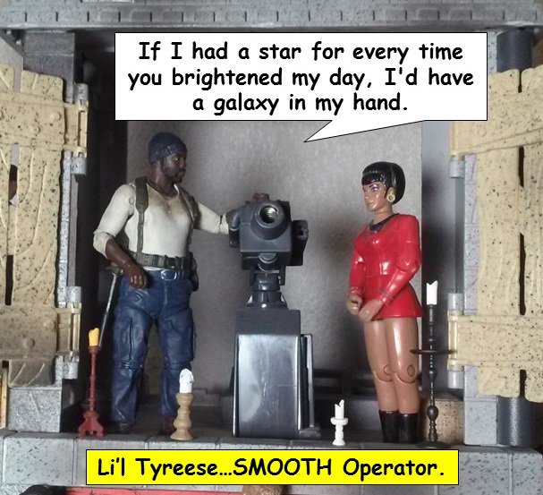 DoctorDoubleTap's tweet photo. #TheWalkingDead vs #StarTrek
Li'l #Tyrees: #SmoothOperator https://t.co/sfRCpzAk86