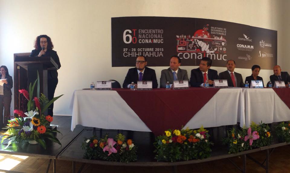 CONAIMUC's tweet photo. Ya iniciamos nuestro 6to. Encuentro Nacional @CONAIMUC sobre los #ODS @MunicipioCUU en @casachihuahua https://t.co/qGLOAvnegd