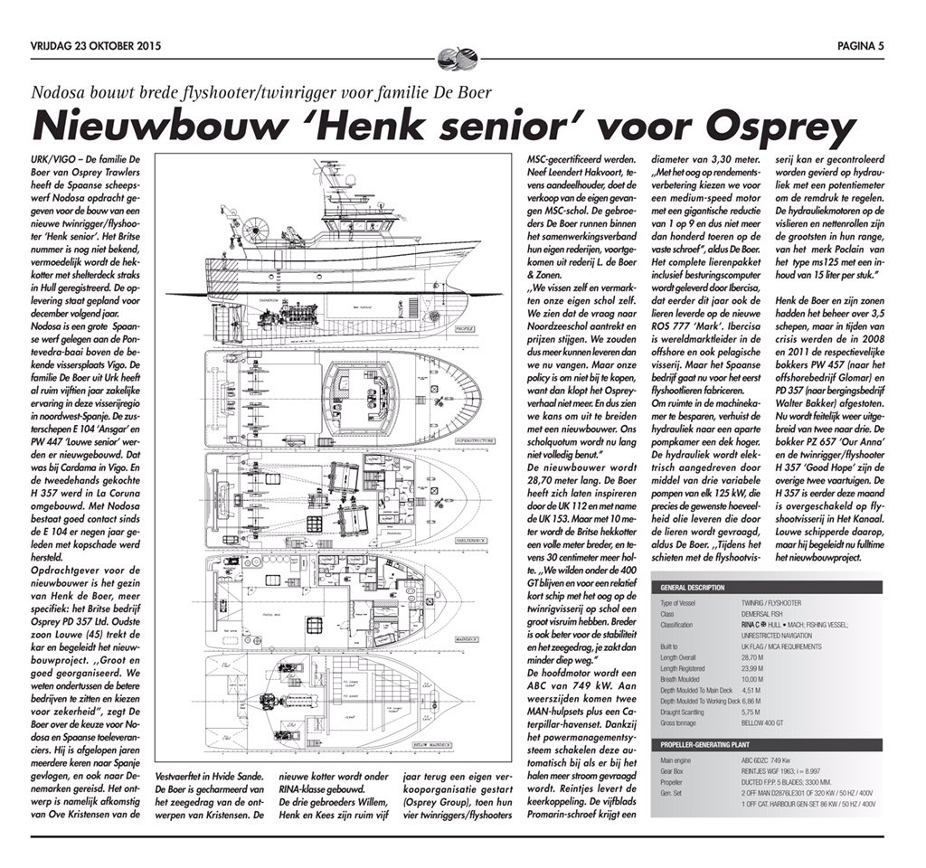 Leuk stukje in visserijnieuws