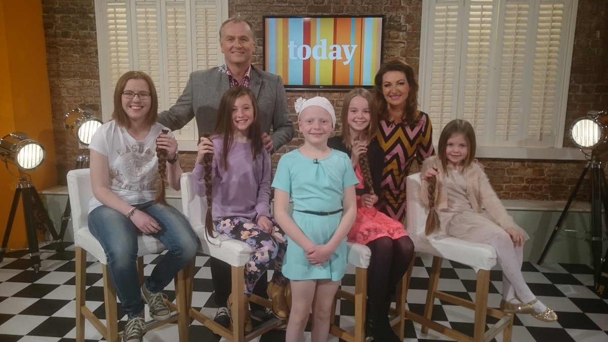 HUGE THANK YOU to the <a href="/RapunzelFoundat/">Rapunzel Foundation</a> Thanks to all of the girls for being so brave &amp; Keeva for her story #rtetoday