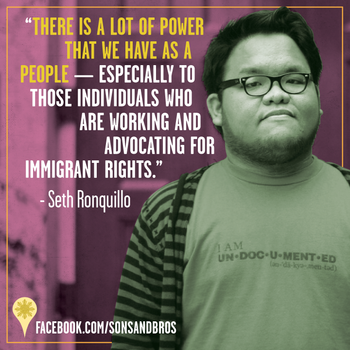sonsandbros's tweet photo. Today, we honor #undocuapi leader Seth for his work w @Dream_RC + @ASPIRE_LA for immigrant students &amp; fams! #FAHM https://t.co/7UtqvIT87l