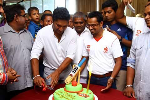 Memories of Birthday got captured. Happy Birthday Kumar Sangakkara. 
