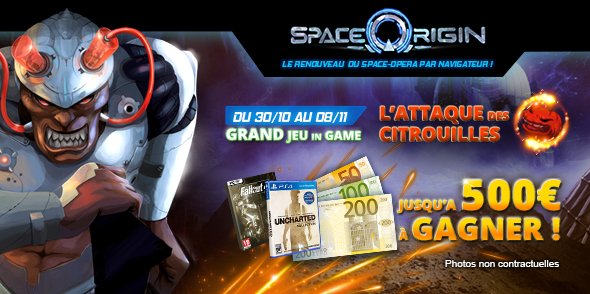 Space_Origin's tweet photo. RT !
#CONCOURS #SpaceOrigin
https://t.co/2X6kdFbSSL
100 lots
Cash
Jeux
Films
Goodies
#uncharted #Fallout4 #halloween https://t.co/EUjeEZJegE