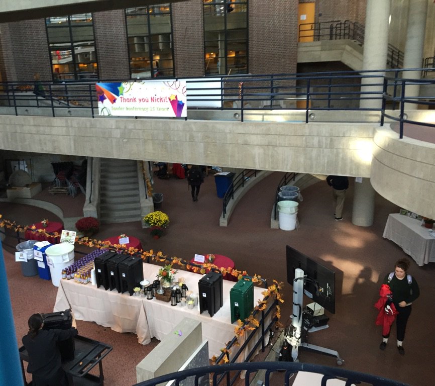 darlingbec's tweet photo. Setting up for the first break #tanner2015 https://t.co/sp2MeJKGBj