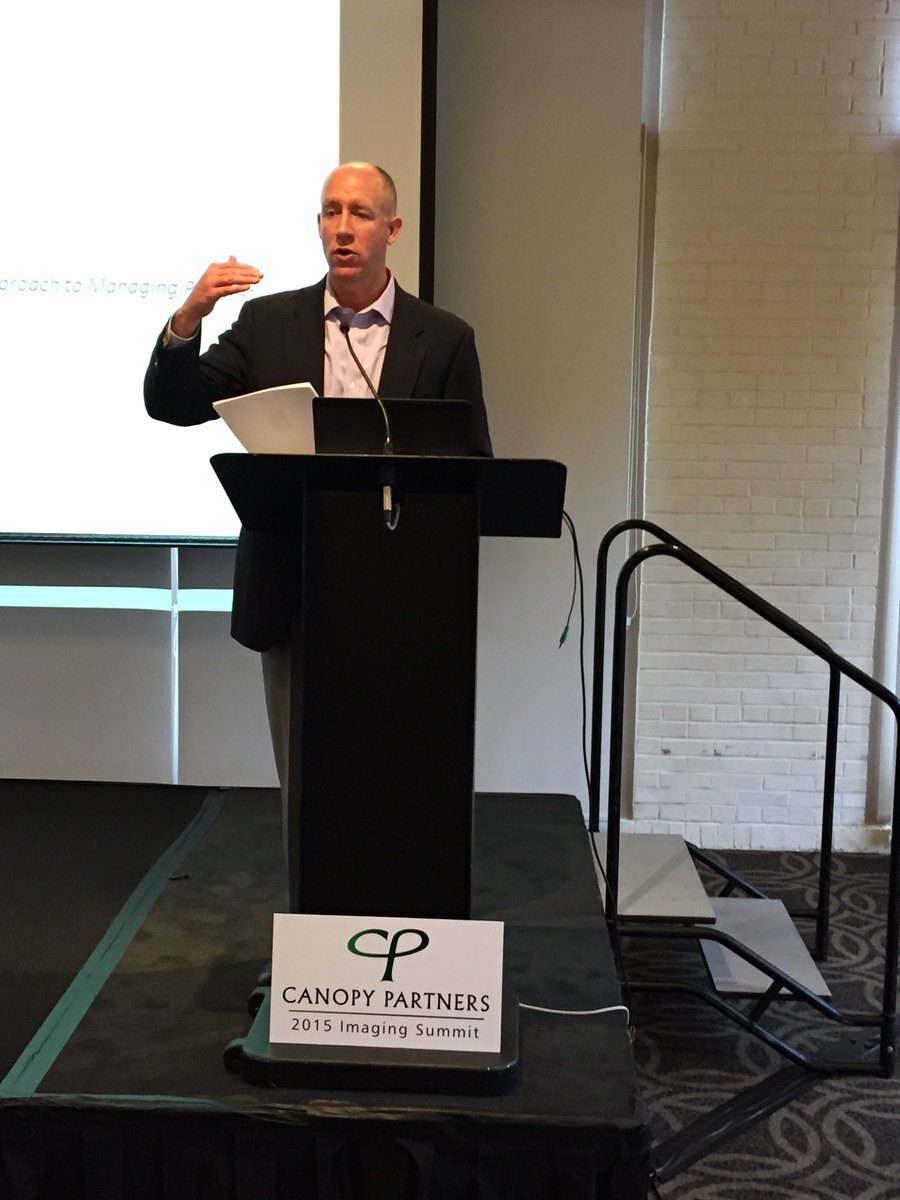tgreeson's tweet photo. Our very hospitable host for the last two days, Reed Humphrey of @CanopyPartners. #2015ImagingSummit https://t.co/C52pt27PpU