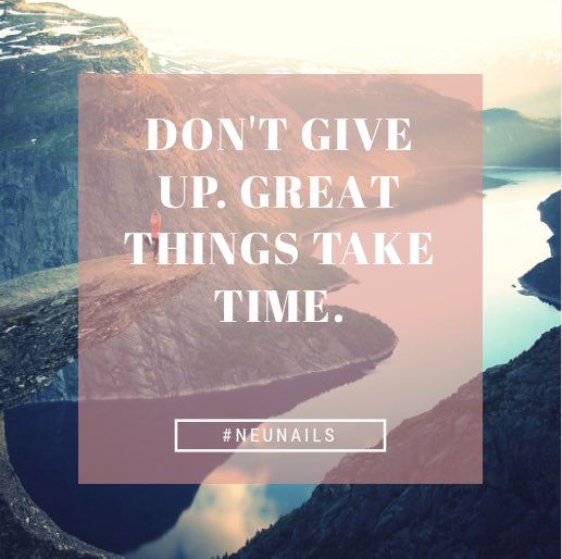 NeuNails's tweet photo. Not giving up #goodvibes https://t.co/WPlL0rBVVN