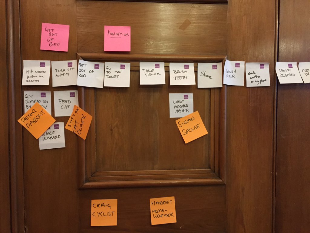 Jon_Whitaker's tweet photo. @LMGJohnson @jeffpatton #xpdays2015 #userstorymapping having fun https://t.co/ck9fQIa8wI