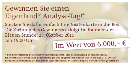 Eigenland_de's tweet photo. Nicht vergessen! Bis 19h bei uns vorbeikommen &amp; an der Verlosung eines ganz besonderen Workshops teilnehmen! #pmf15 https://t.co/LoG6SBbOku
