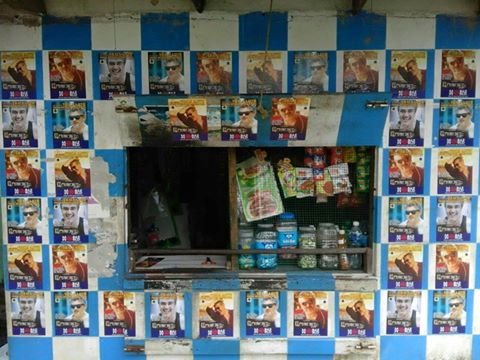 ThalaAjith_FC's tweet photo. This Shop is found in #Kerala #Ernakulam  
Shop Fully covered with #Vedalam Stickers  
#ThalaFort - #Kerala https://t.co/8cCMRH6O4i