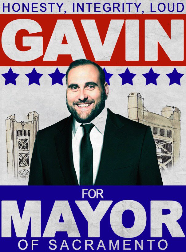 rayne's tweet image. I've lived here a day and @GavinWakeUpCall already has my vote. #GavinForMayor #CleanUpTheStreets @1079theend