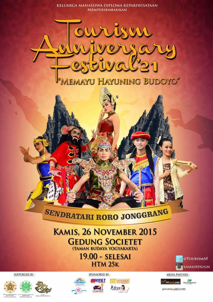 #jogja <a href="/TourismAF/">TAF 2015</a>: 26/11/15 19.00 Sendratari Roro Jonggrang di G.Societet TBY | 25k