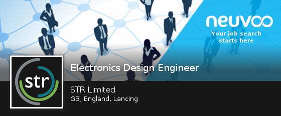 NeuvooWorthing's tweet photo. STR Limited  is looking for a #Electronics #Design Engineer in #Lancing, apply now! #jobs https://t.co/clbScXCs1K https://t.co/bdbOYwWSry