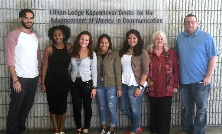 LLKCenter's tweet photo. Five SJMC students have been named Research Assistants with the Kopenhaver Center. https://t.co/85dJ5u0owb