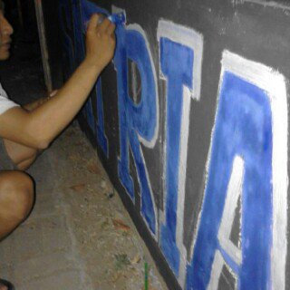 Proses pembuatan mural gays !!! @dhomaskkusz_32 <a href="/dwioktavianto94/">Wira utpala</a> <a href="/Hel_insurgent/">Helmysetiawijaya</a> <a href="/Acyle_KeceHore/">fajar dwi haryanto</a> keep spirit yes :*