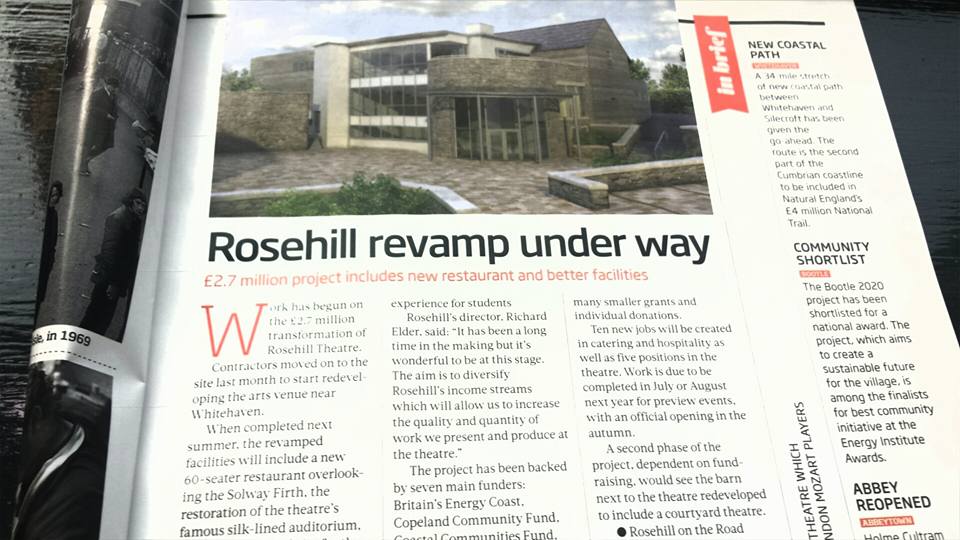 FundCopeland's tweet photo. Great to see 3 Copeland projects in Nov @CumbriaLifeMag @Rosehilltheatre #Bootle2020 @copelandbc @NaturalEngland https://t.co/QY39YSB1Yk