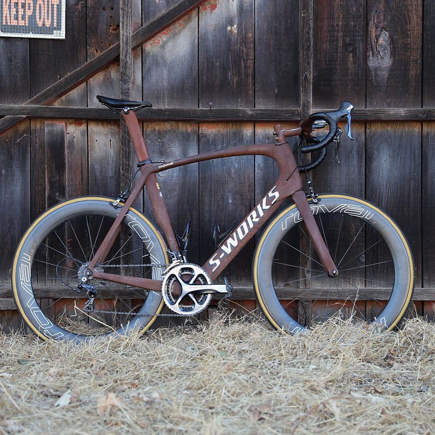 specialized_ca's tweet photo. Check out the Rust Venge: an homage to rat-rod vogue. Frame, chain, and a meat motor.

#ae… https://t.co/JiStzxI4TR https://t.co/ddmWuJXIvw