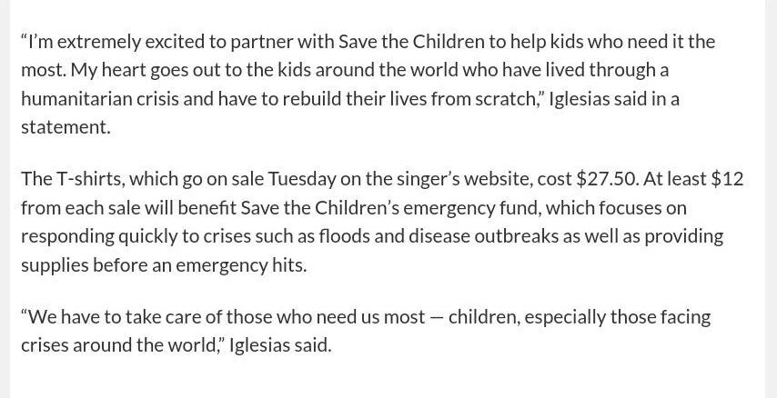 FathimaAnsari1's tweet photo. @enrique305 @SavetheChildren  
This is the reason I call him my Hero.
I'm proud of you Enrique! ❤
#Hearts4kids https://t.co/fzGx13kL6q